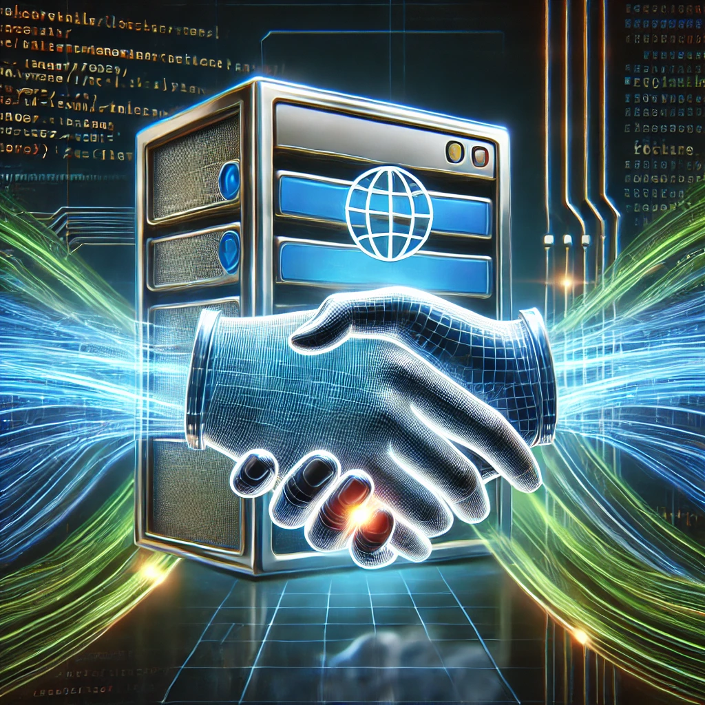 imagen-de-handshake-ssl-futuristico