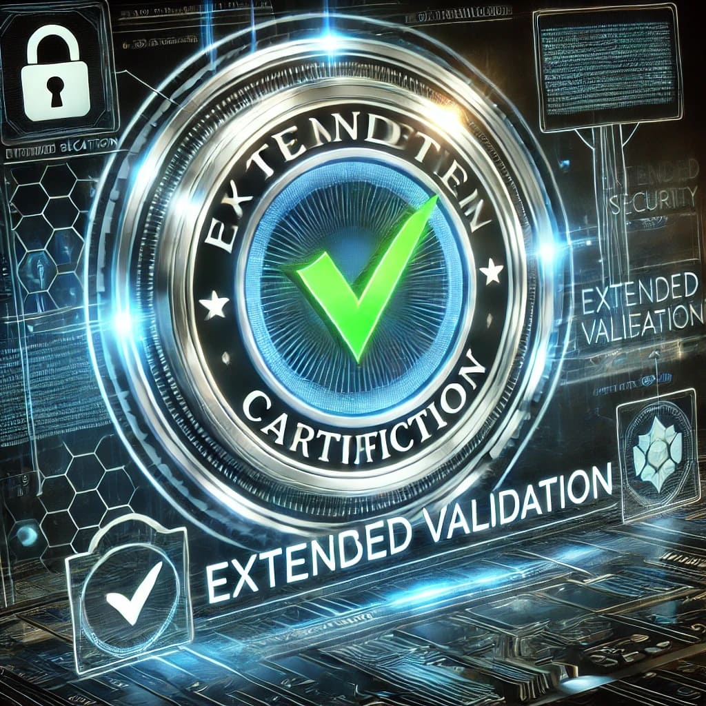 imagen de validación de certificado ev